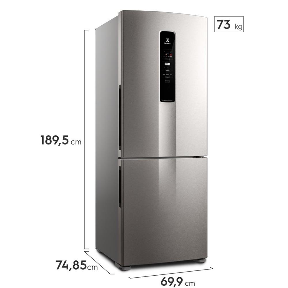 Imagem do produto Refrigerador Electrolux Frosst Free Inverter 490 L Inox Ib7s