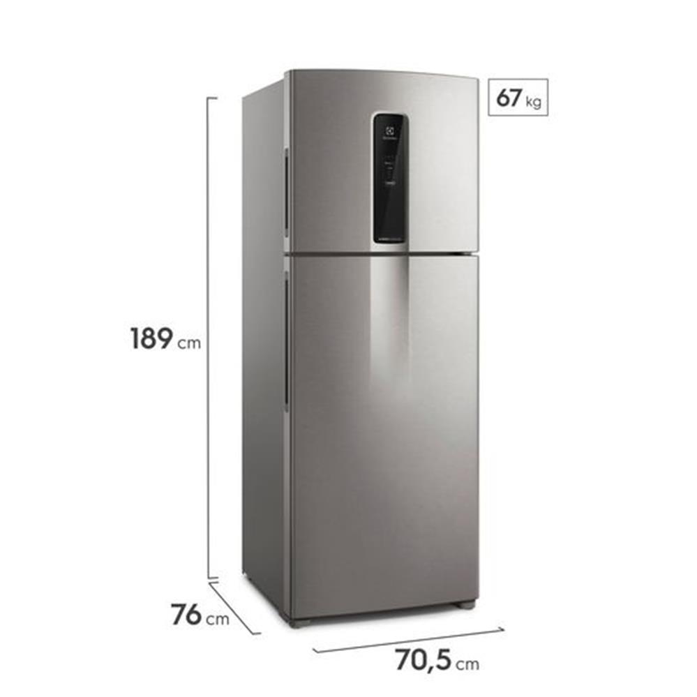 Imagem do produto Refrigerador Electrolux Frost Free Inverter 480 L Inox Duplex Bivolt It70s
