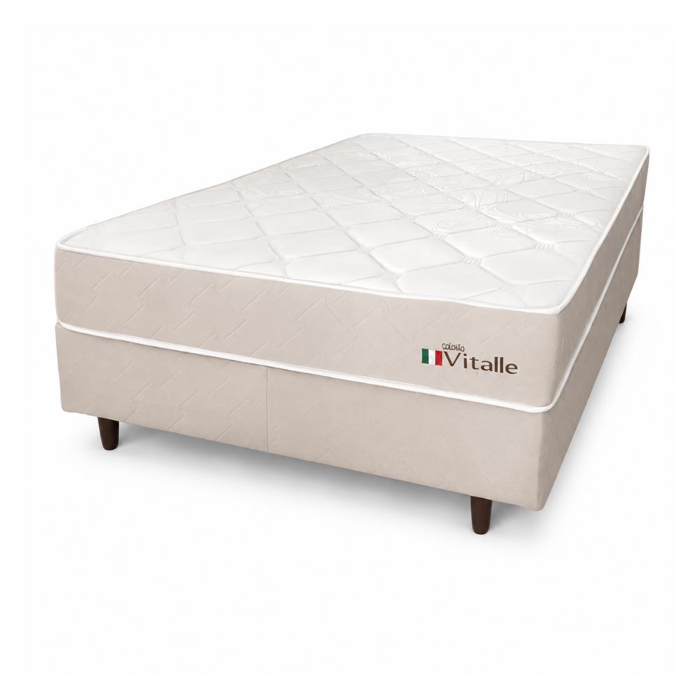 Colchão Topázio Box Conj. Vitalle 1,58x1,98x0,56M M. Ensacada
