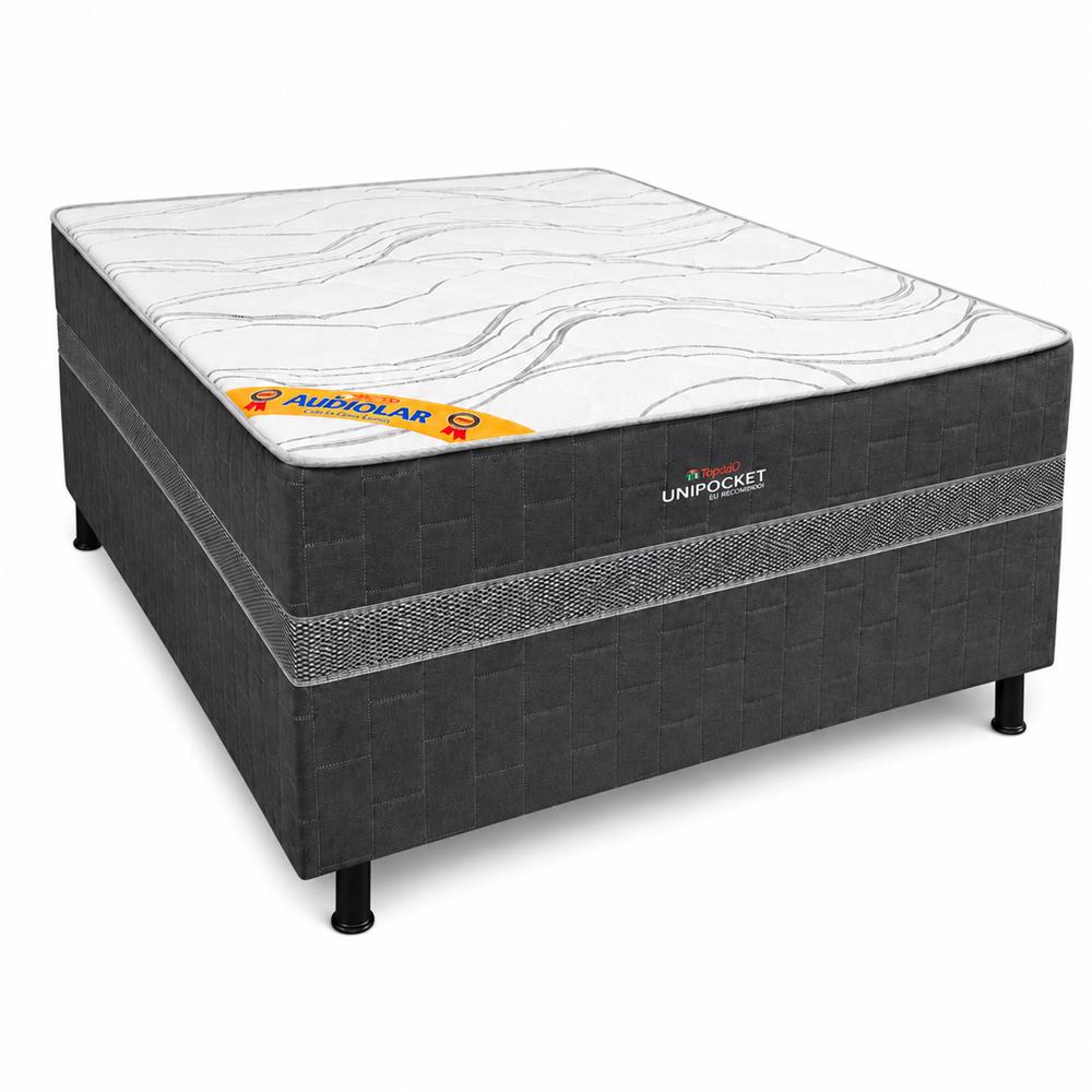 Cama Box Casal Topázio Unipocket 138 x 188 x 59 cm