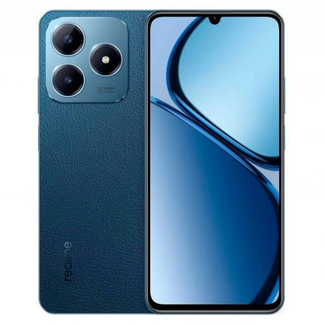 Imagem do produto Celular Realme C63 256GB 8GB RAM Leather Blue