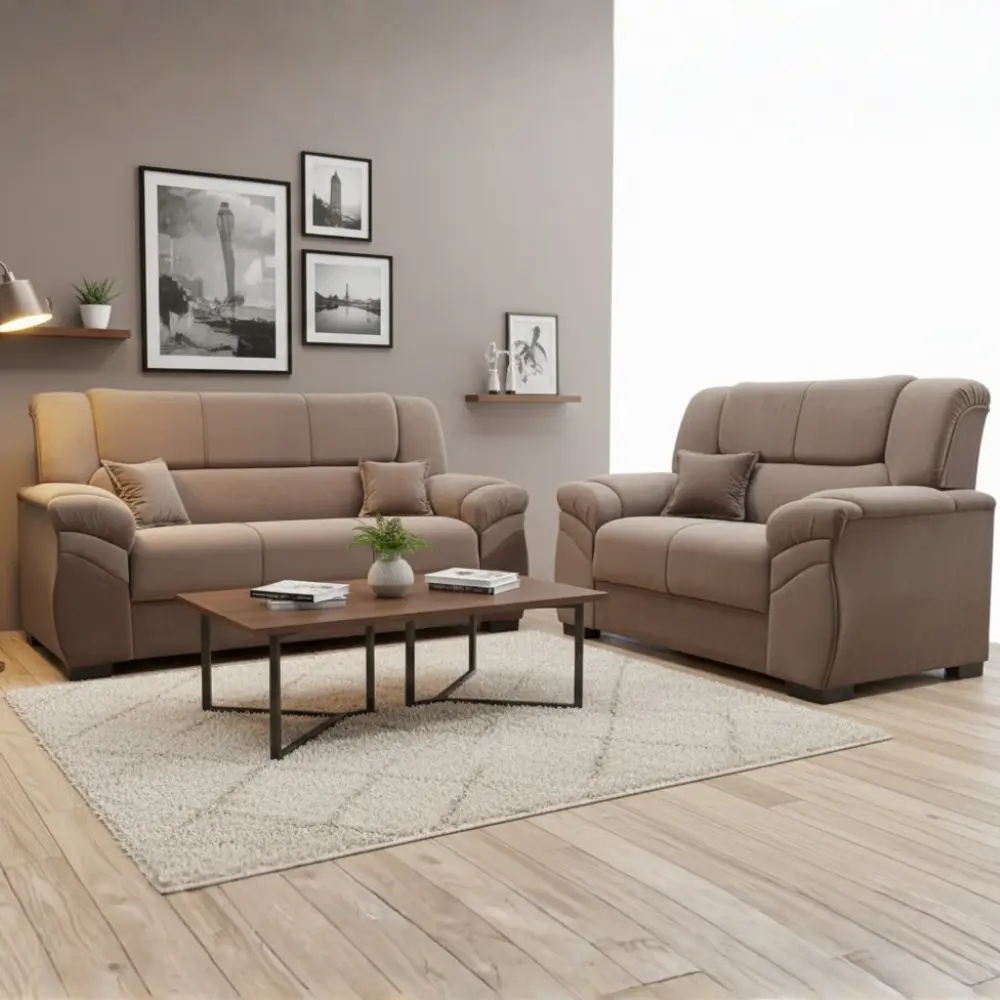 Imagem do produto Sofa Topazio TE-154 3+2 Lugares Delux Canela 1012