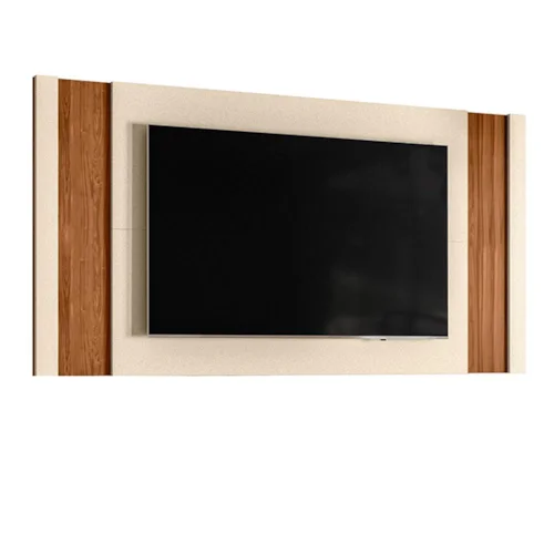 Painel Mobler Extensivo Real Perola Metaliz/Cinam Mel