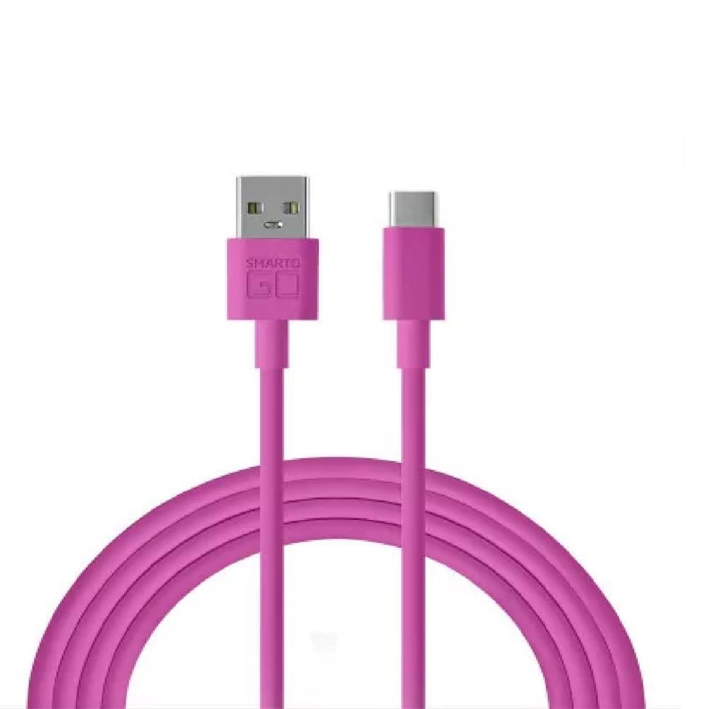 Imagem do produto Cabo Multilaser Wi399 Rosa Type-c Blindado 1,2mt