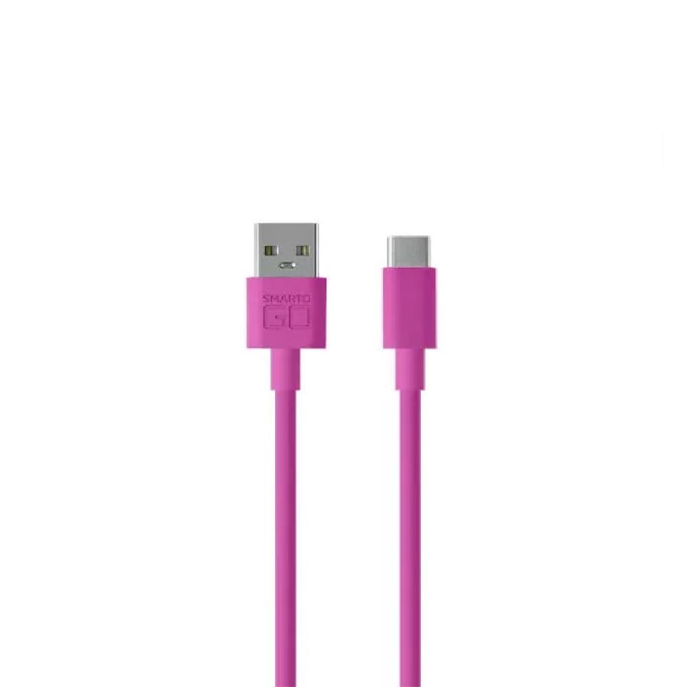 Imagem do produto Cabo Multilaser Wi399 Rosa Type-c Blindado 1,2mt