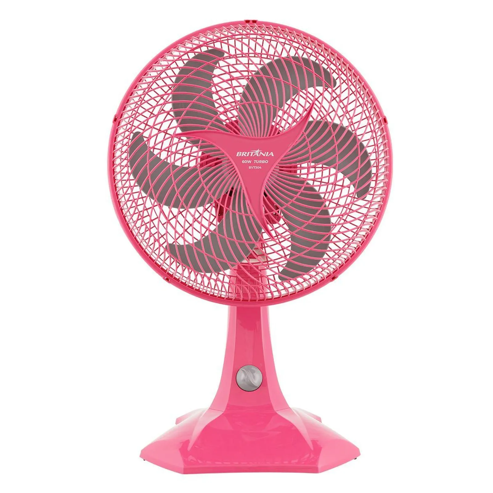 Ventilador Britania 30cm Mesa BVT304 220V Rosa