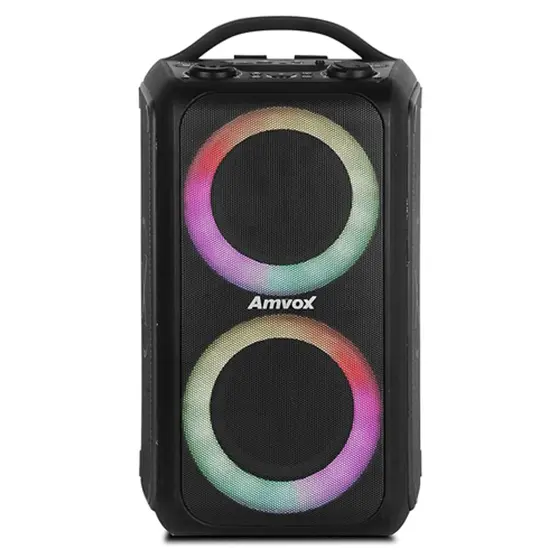 Imagem do produto Caixa de Som Amplificada Amvox ACA 600 Bagvox Black 503A63