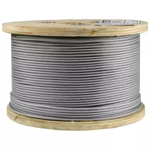Cabo Aço Plast.  3/32 x 1/8mm Gal. 250m