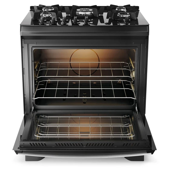 Imagem do produto Fogao Dako Supreme Gas 5Q Glass Pto 25