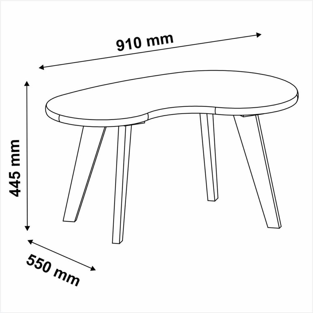 Imagem do produto Mesa de Centro Artely Organica Cor Menta