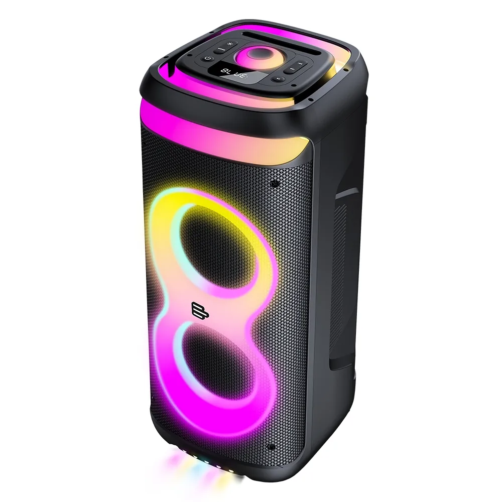 Imagem do produto Caixa de Som Multilaser Pulsebox 3 Double 8 SP511 1400W RMS