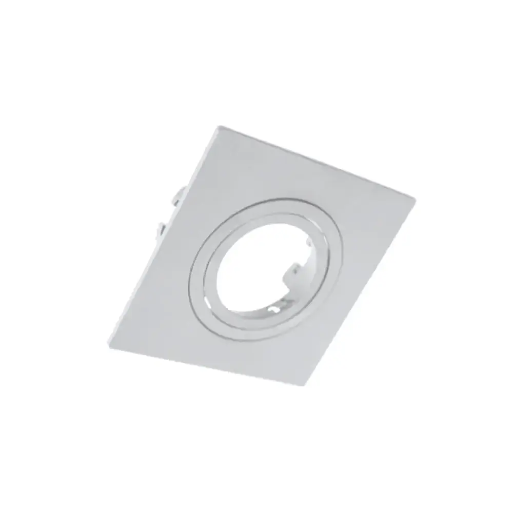 Embutido Plano MR11 Quadrado Branco PIX 6244