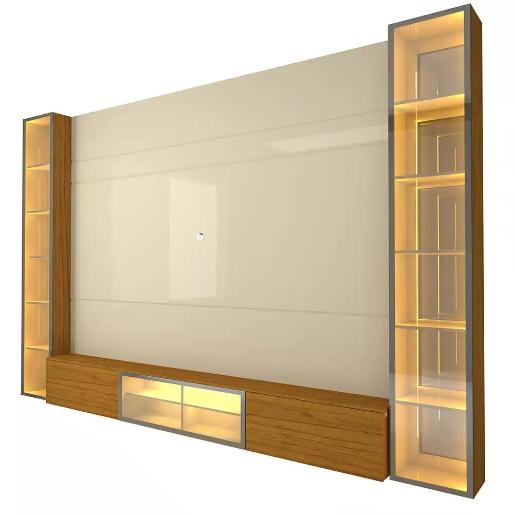 Home Gelius Luminare Reflect 293 C/LED C/ESP Off Wht/Naturale