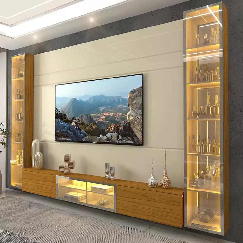 Imagem do produto Home Gelius Luminare Reflect 293 C/LED C/ESP Off Wht/Naturale