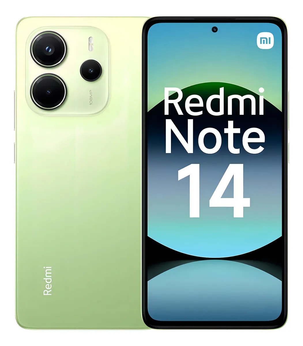 Imagem do produto Celular Xiaomi Redmi Note 14 8G+8G 256GB Verde