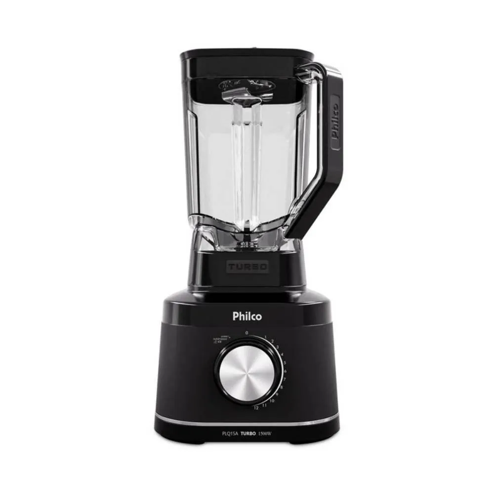 Liquidificador Philco PLQ15A 3,1 Litros, 1500W, Preto, 220V