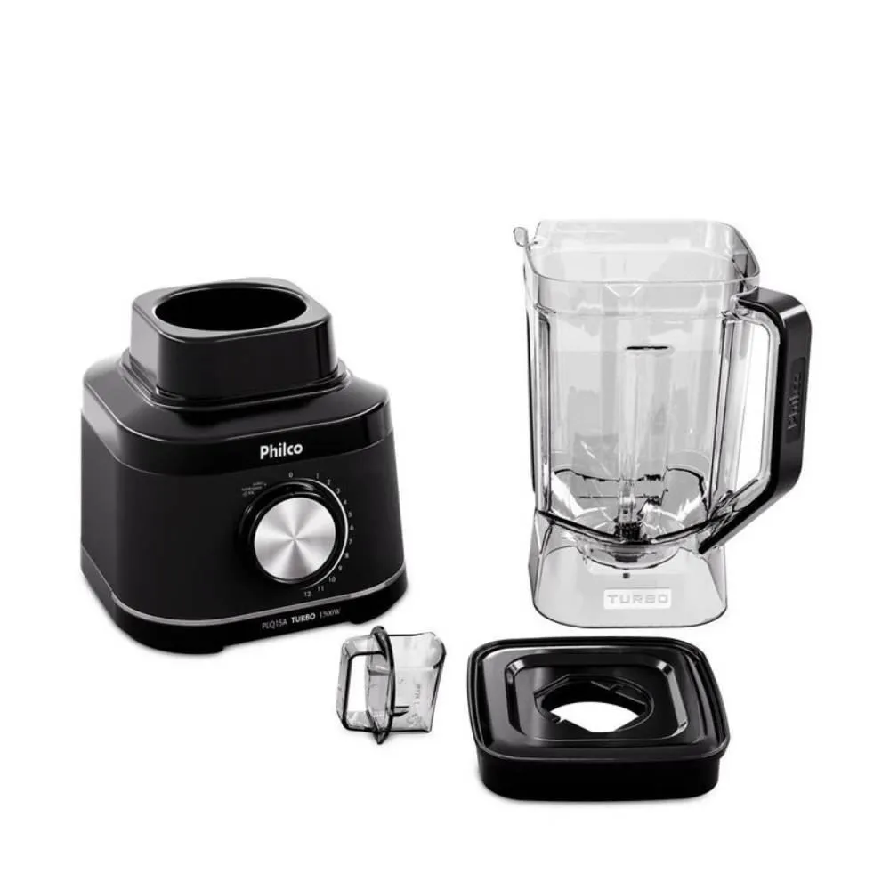 Imagem do produto Liquidificador Philco PLQ15A 3,1 Litros, 1500W, Preto, 220V