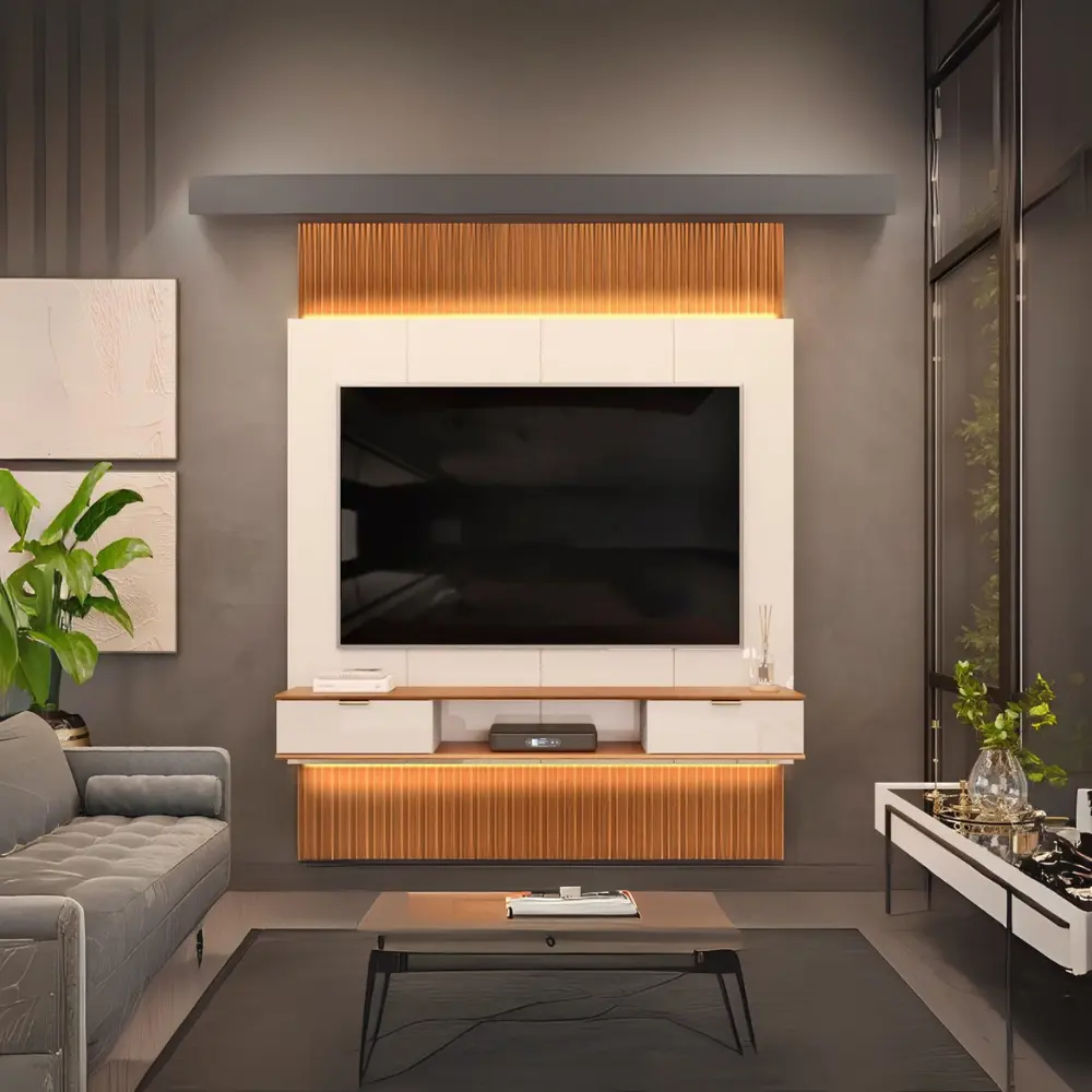 Imagem do produto Painel DJ Moveis Extensivel Hit 190 Freij/Off White