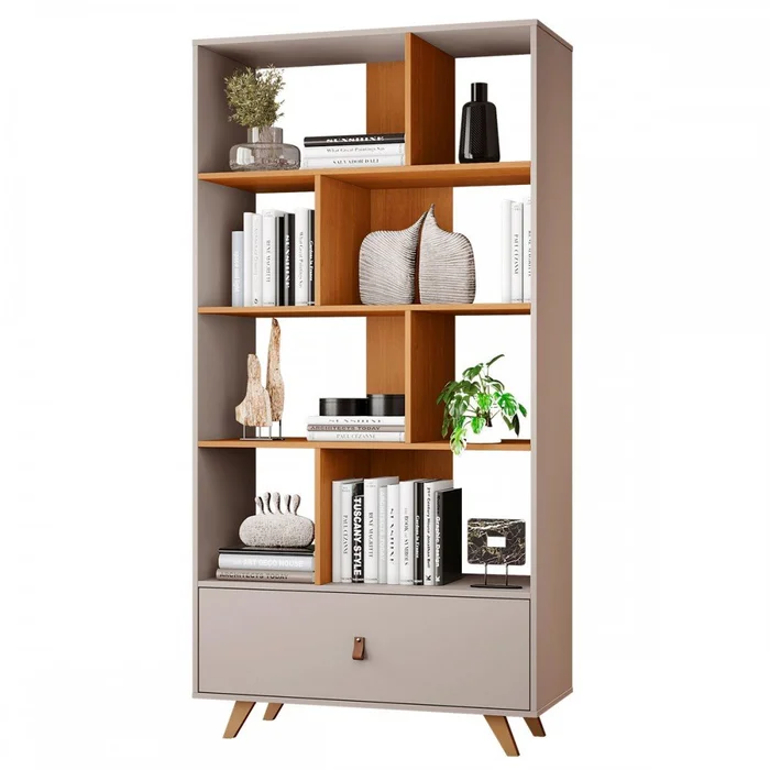 Livreiro/Estante JCM Office Giga Candian Off/Cinamomo