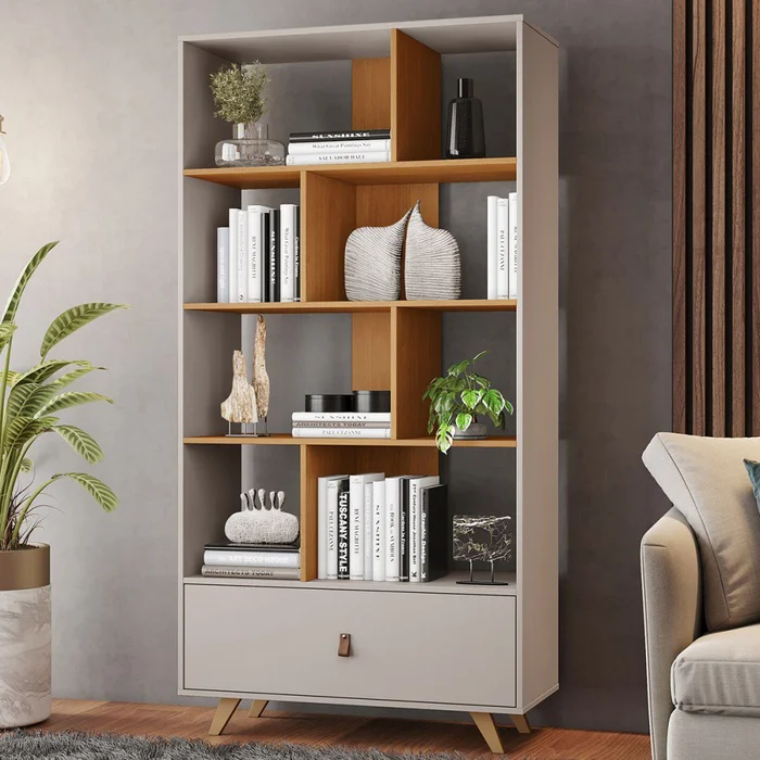 Imagem do produto Livreiro/Estante JCM Office Giga Candian Off/Cinamomo
