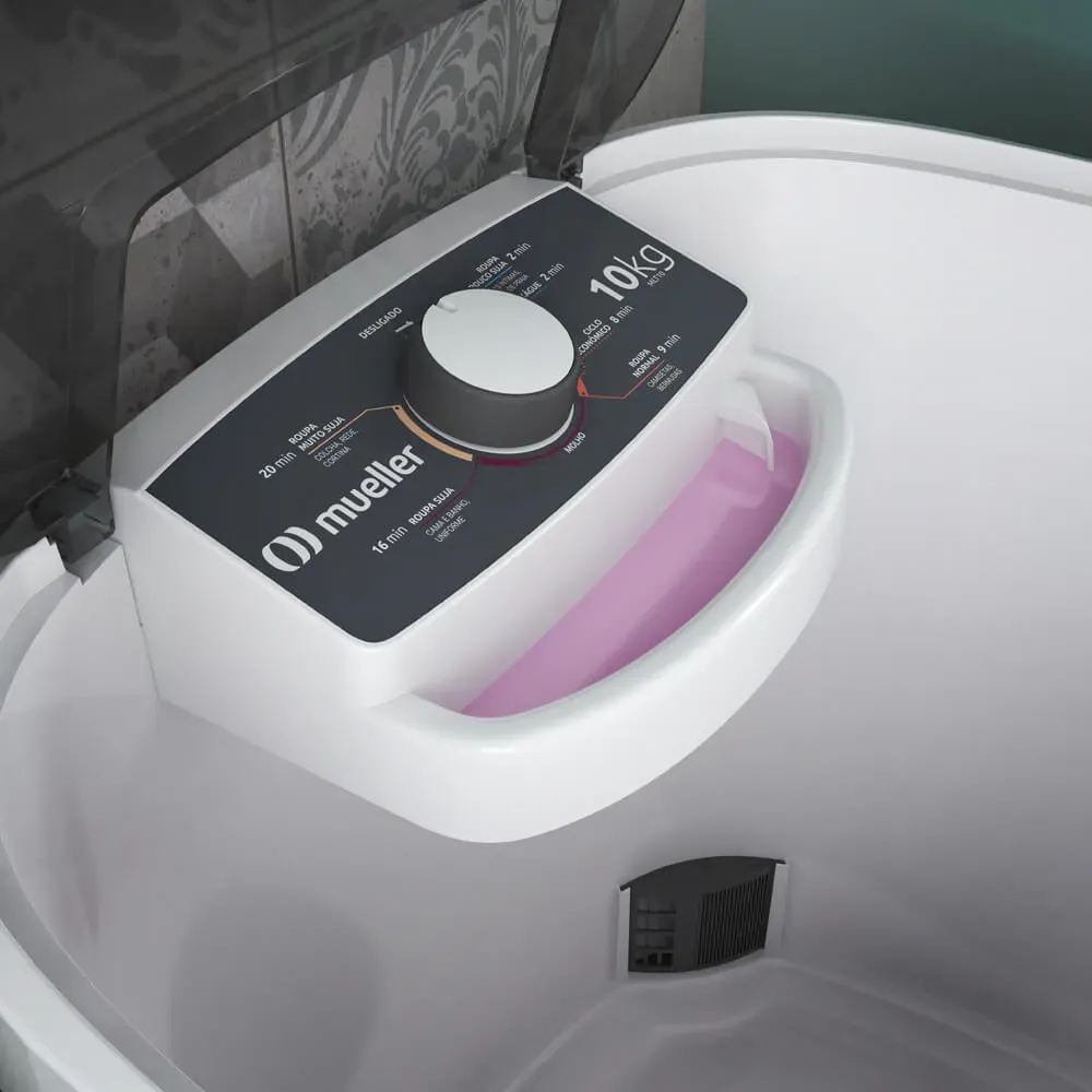 Imagem do produto Lavadora Mueller 10kg Semi Aut. Branca MLT10 220V
