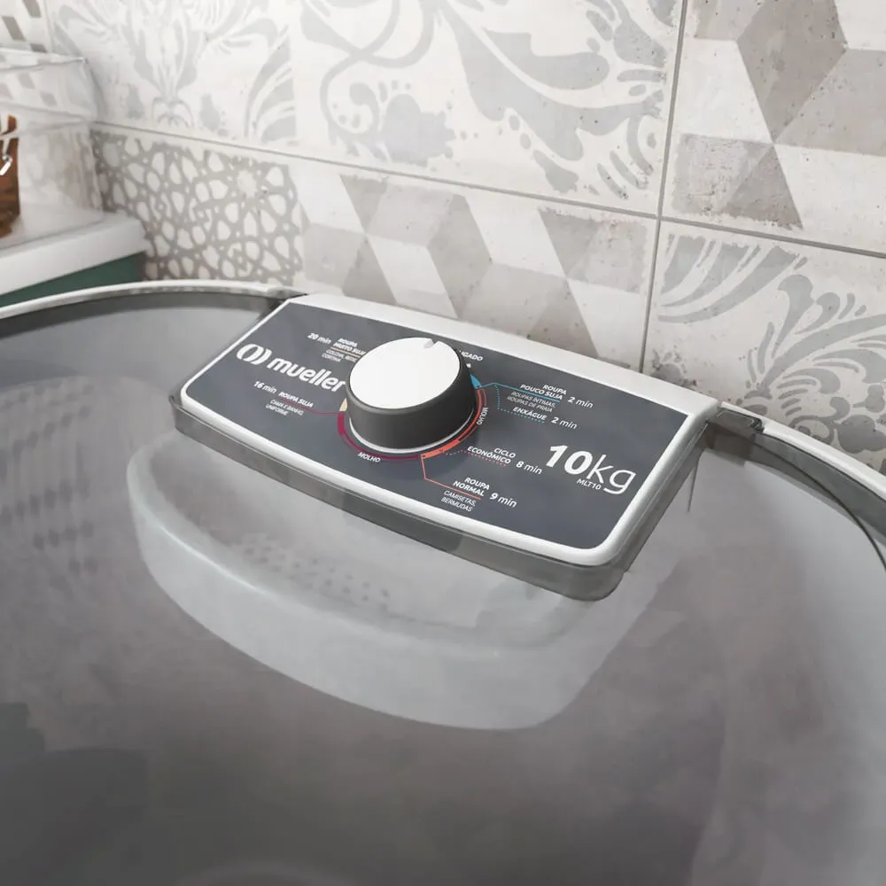 Imagem do produto Lavadora Mueller 10kg Semi Aut. Branca MLT10 220V