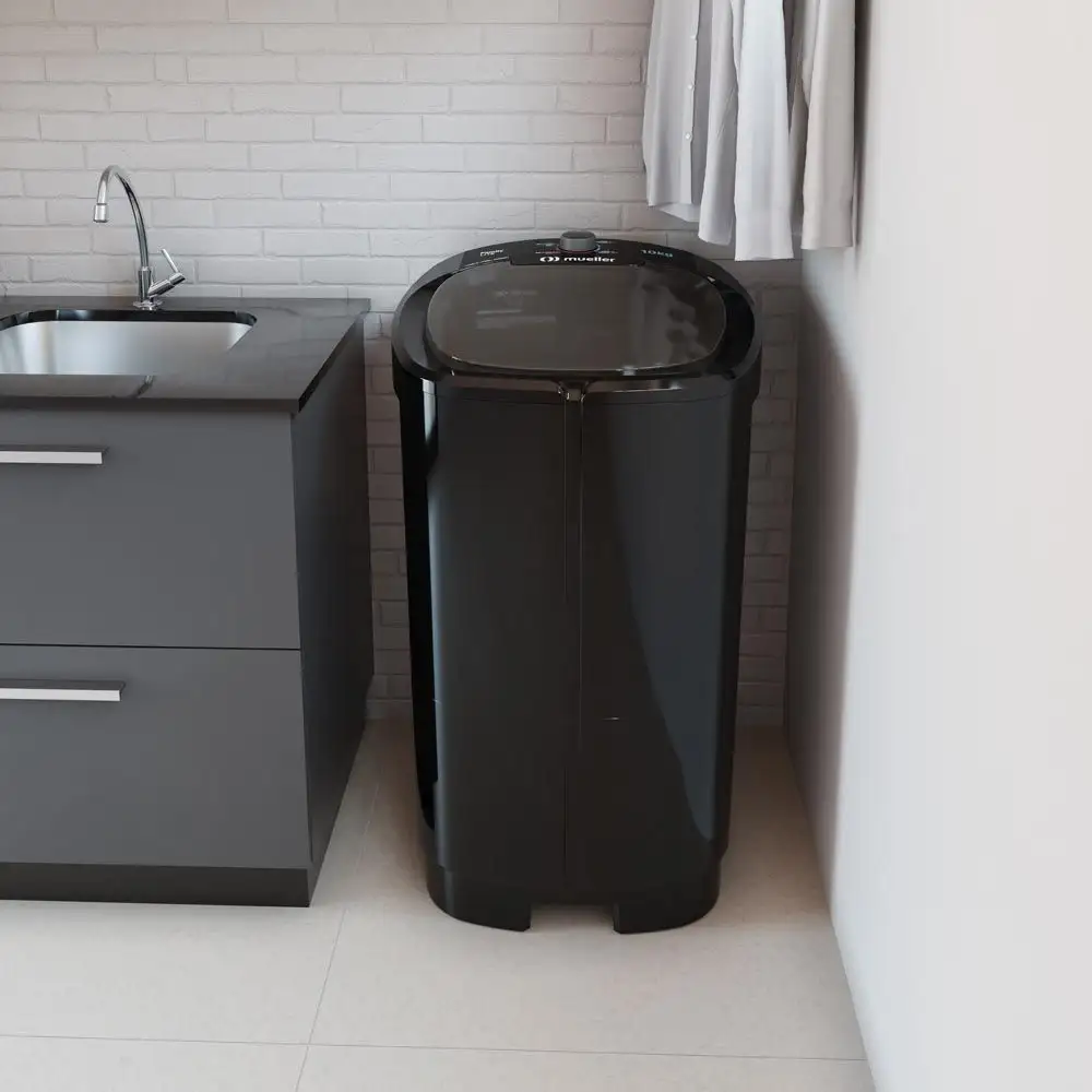 Imagem do produto Lavadora Mueller 10kg Semi Aut. Preta MLT10 220V