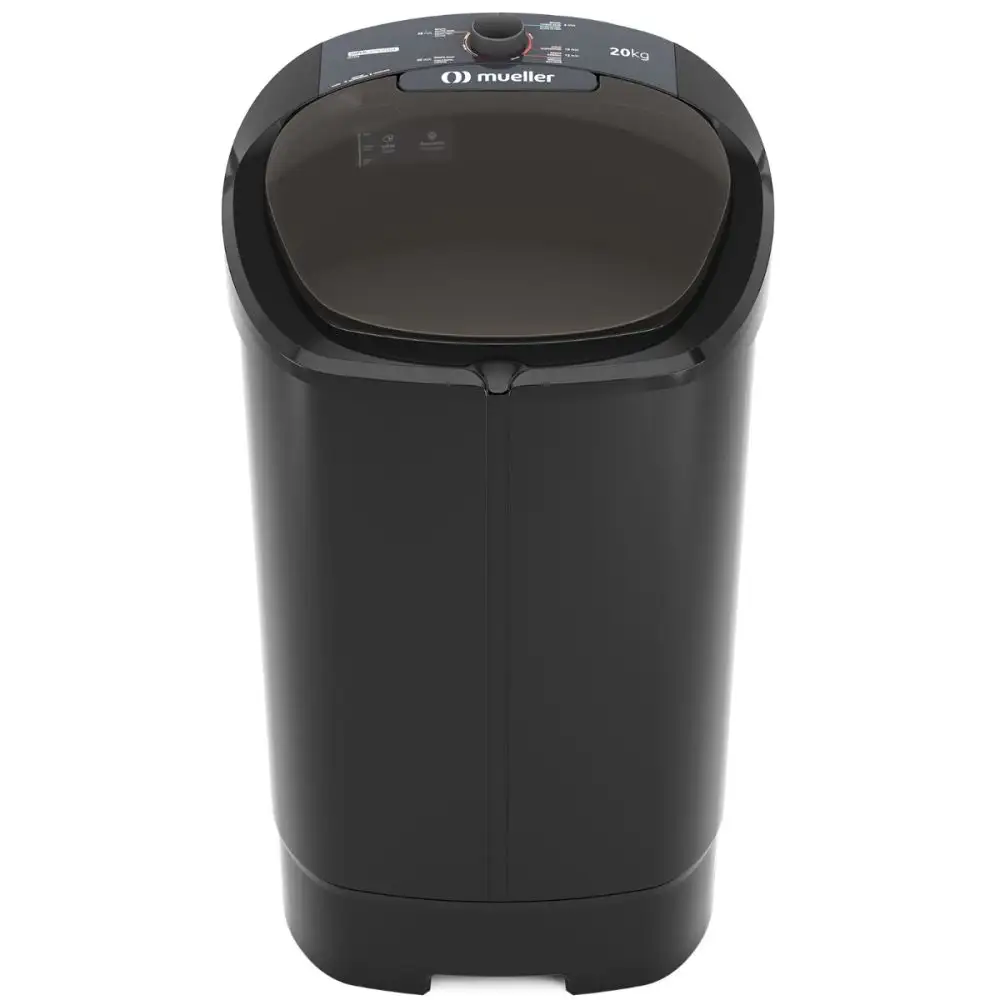 Lavadora Mueller 20kg Semi Aut. Preta MLT20B 220V