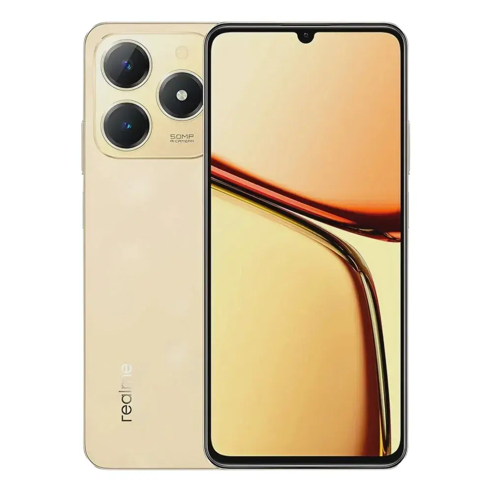 Imagem do produto Celular Realme C61 256GB 8GB RAM Sparkle Gold