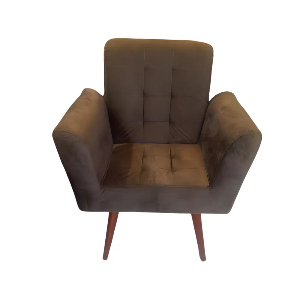 Poltrona Imperio Larissa Plus Marrom A164 Pe Mad