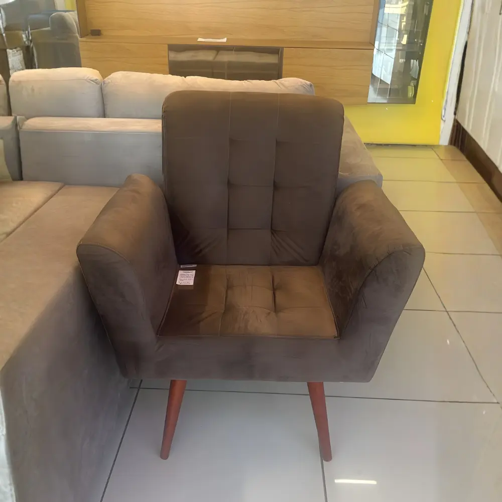 Imagem do produto Poltrona Imperio Larissa Plus Marrom A164 Pe Mad
